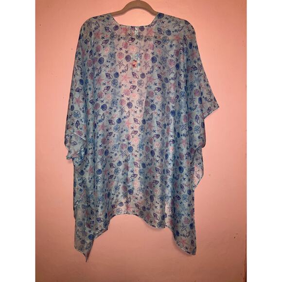 Salty Starfish sea shell kimono one size - Picture 4 of 5